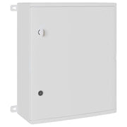 Armadio elettrico moderno per stoccaggio interno/esterno 57 x 23 x 60 cm plastica grigia 02_0058203