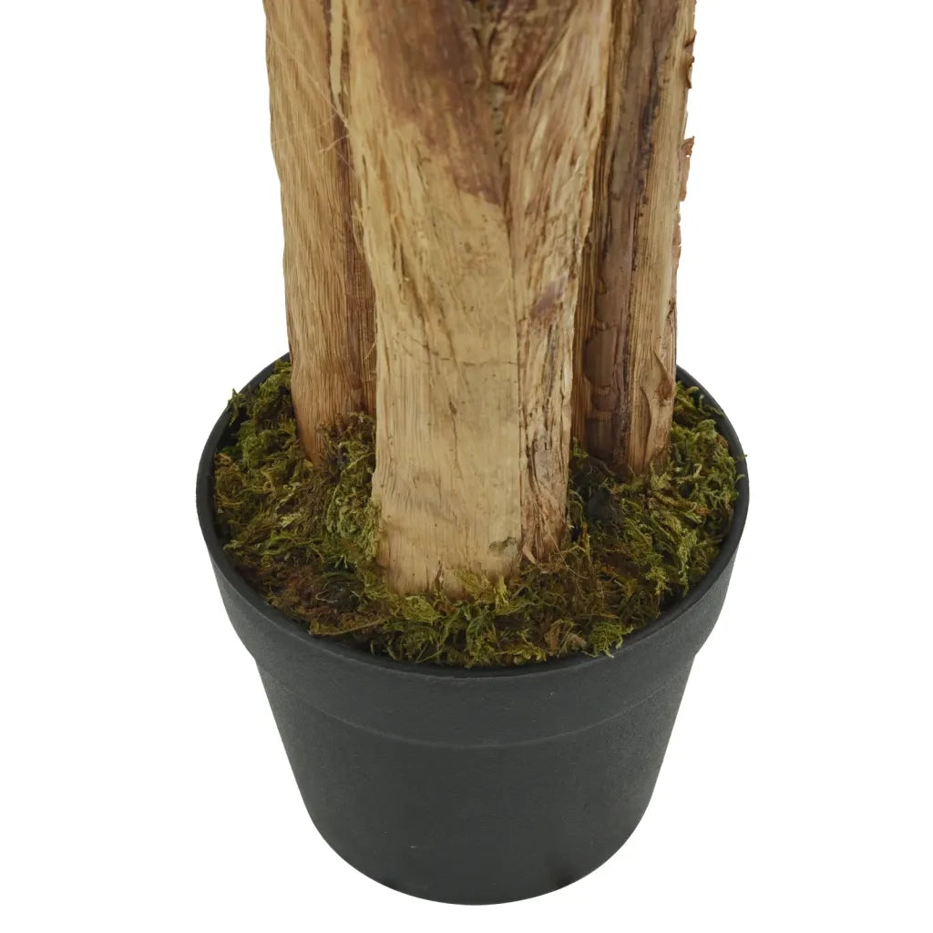 Albero di Banano Artificiale 9 Foglie 120 cm Verde CFW4193349