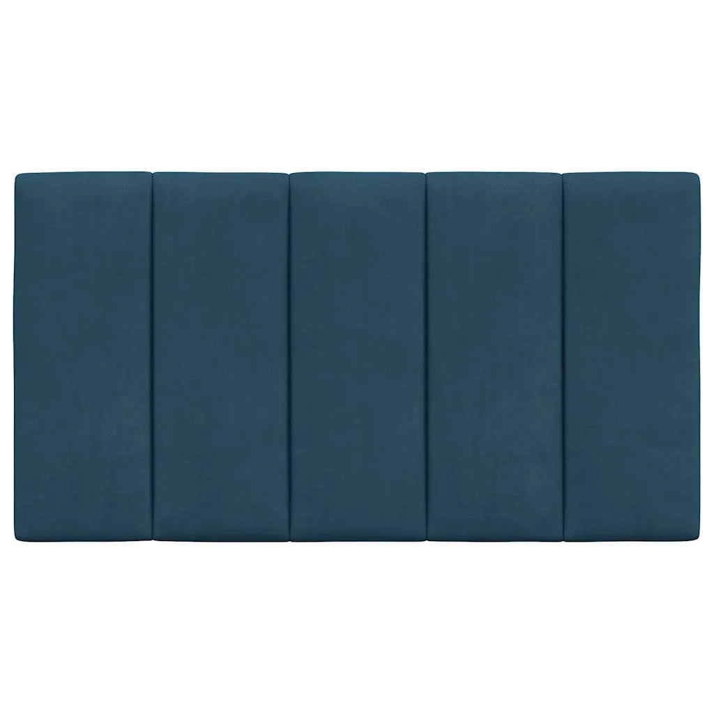 Cuscino Testiera Hanko Blu 90 cm in Velluto CFW4246761