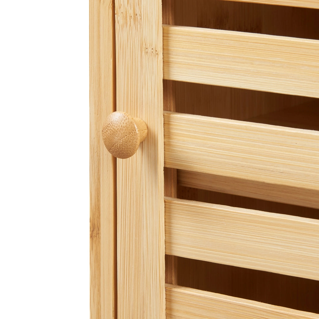 Armadietto da Parete per Bagno Gjesdal in Bambù Naturale 60x40x 20 cm [en.casa]