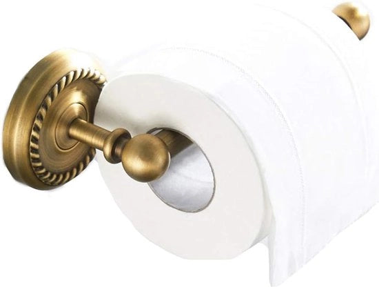 Sostituto di Carta igienica in Stile Antico con Finitura a Specchio in Ottone, Sostegno per Carta igienica da Parete, Retro Stile, da Applicare in Cucina e Bagno