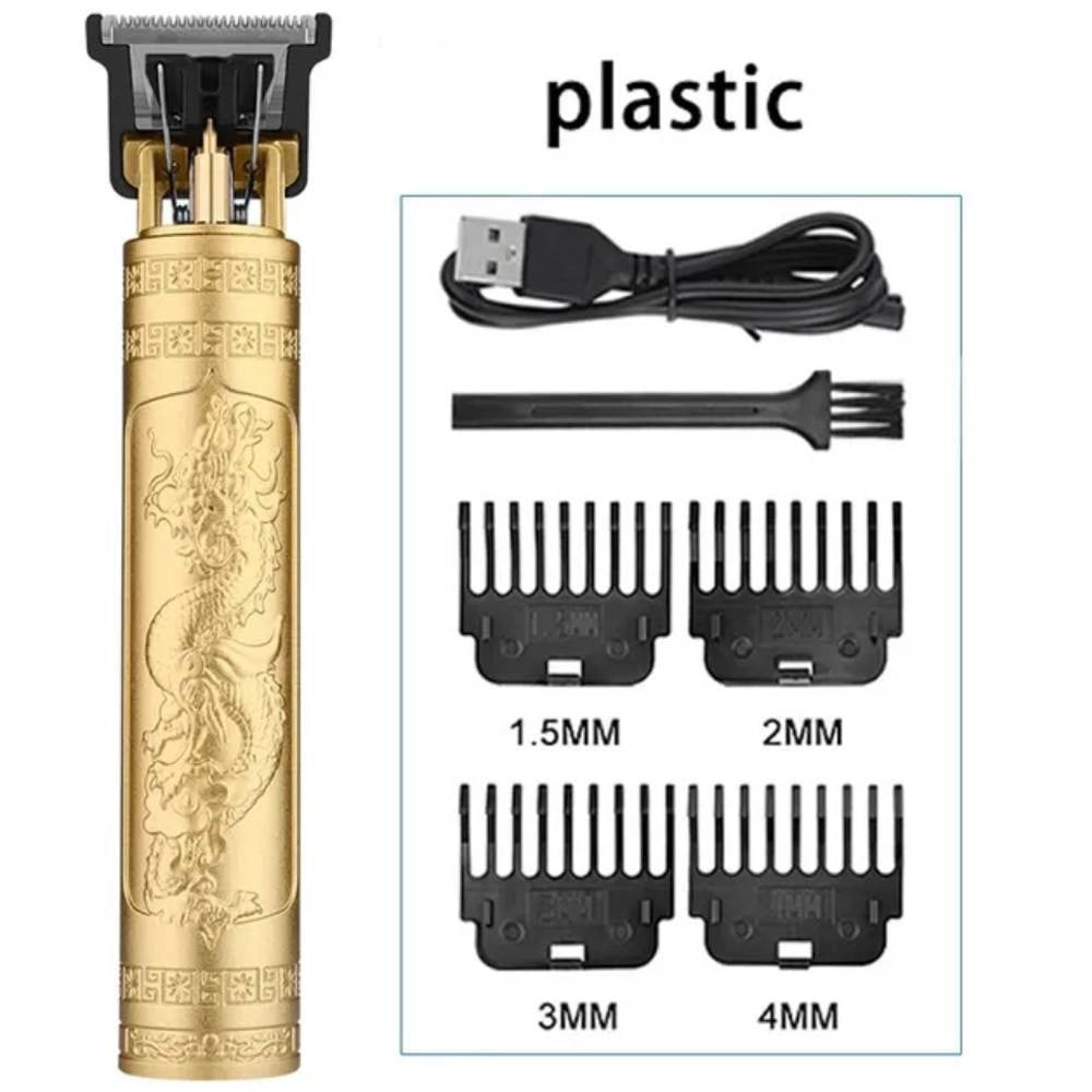 Trade Shop - Tagliacapelli Rasoio Elettrico Ricaricabile Regolabile Taglia Barba Capelli Prof -