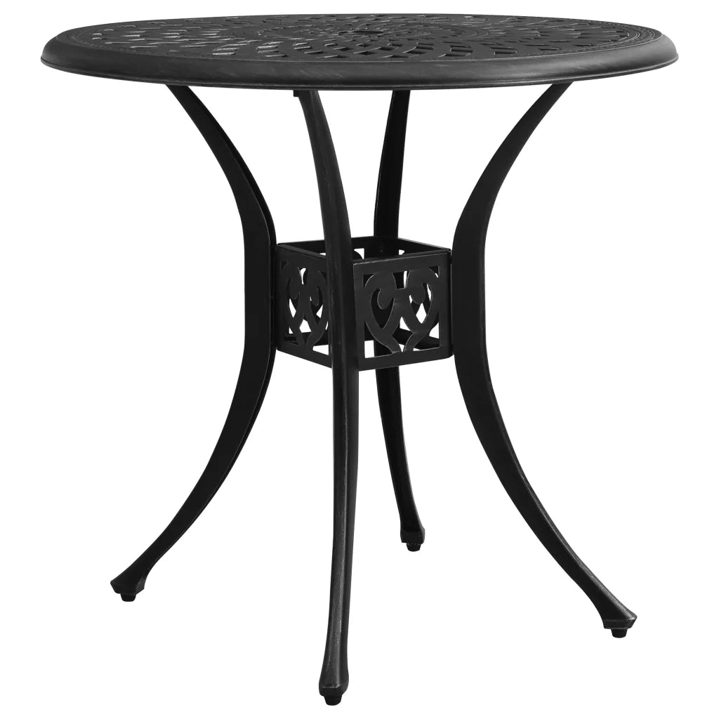 Set da Bistrot 5 pz in Alluminio Pressofuso Nero 3070599