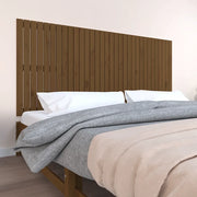 Testiera da Parete Ambra 204x3x90 cm in Legno Massello di Pino 824881