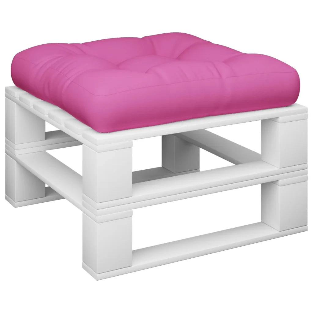 Cuscino per pallet | Cuscini per sedie Rosa 60x60x12 cm Tessuto