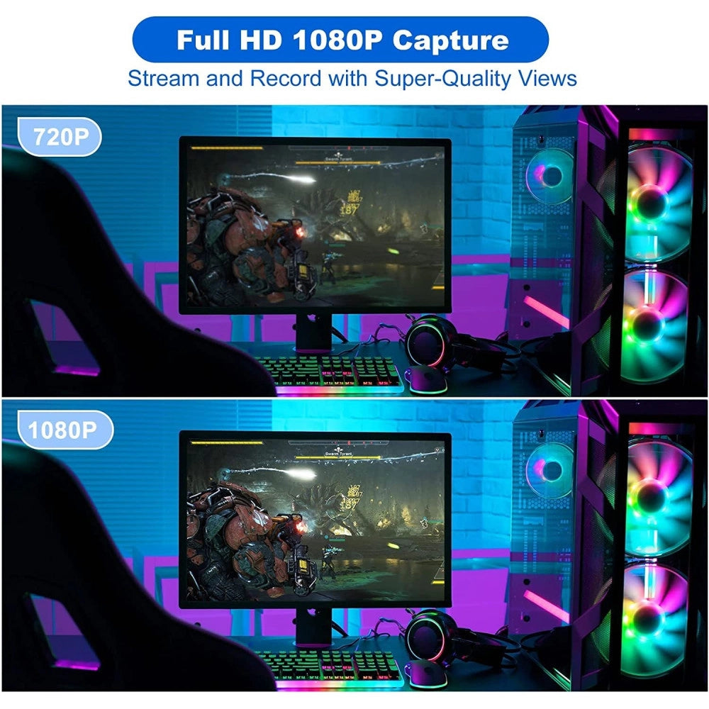 Trade Shop - Dispositivo Acquisizione Video Audio Registratore Q-hd485 Hdtv 4k Usb Computer -