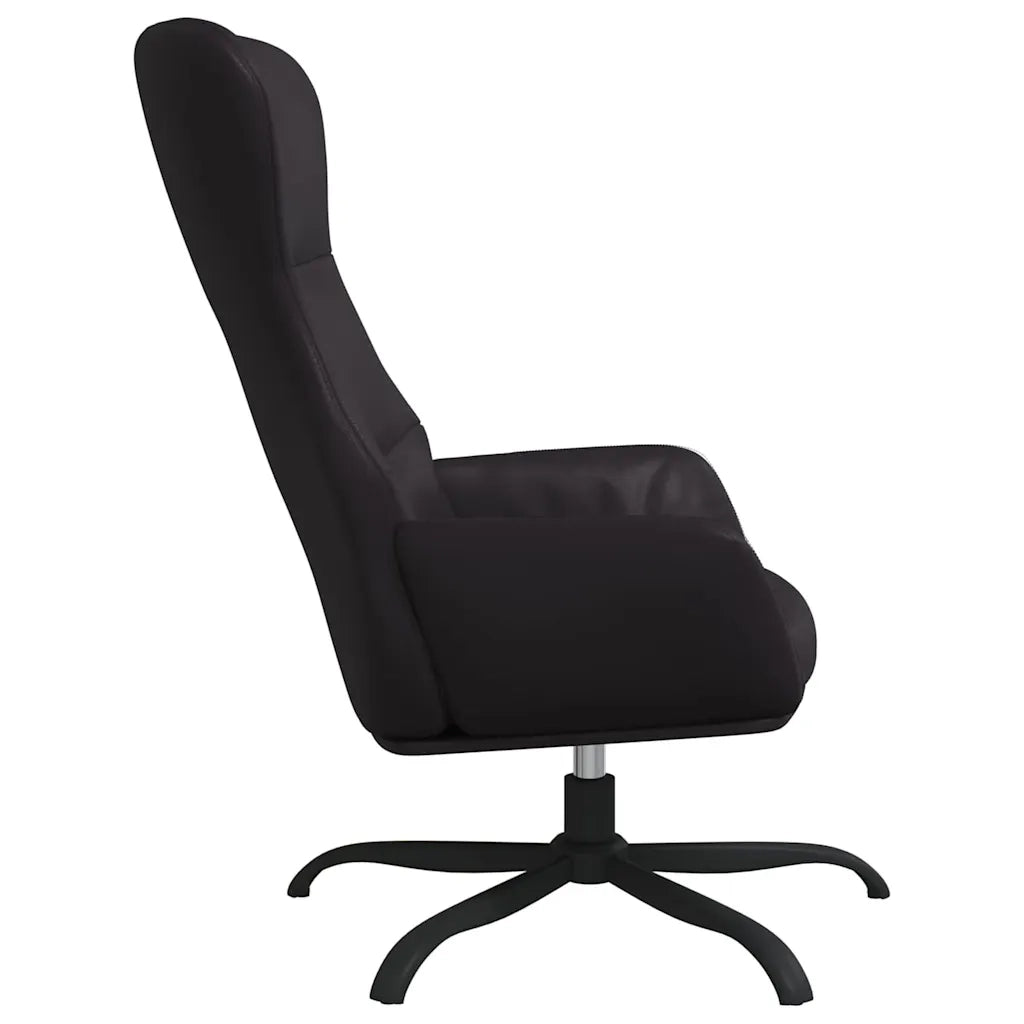 Poltrona Reclinabile Nera in Similpelle 341084