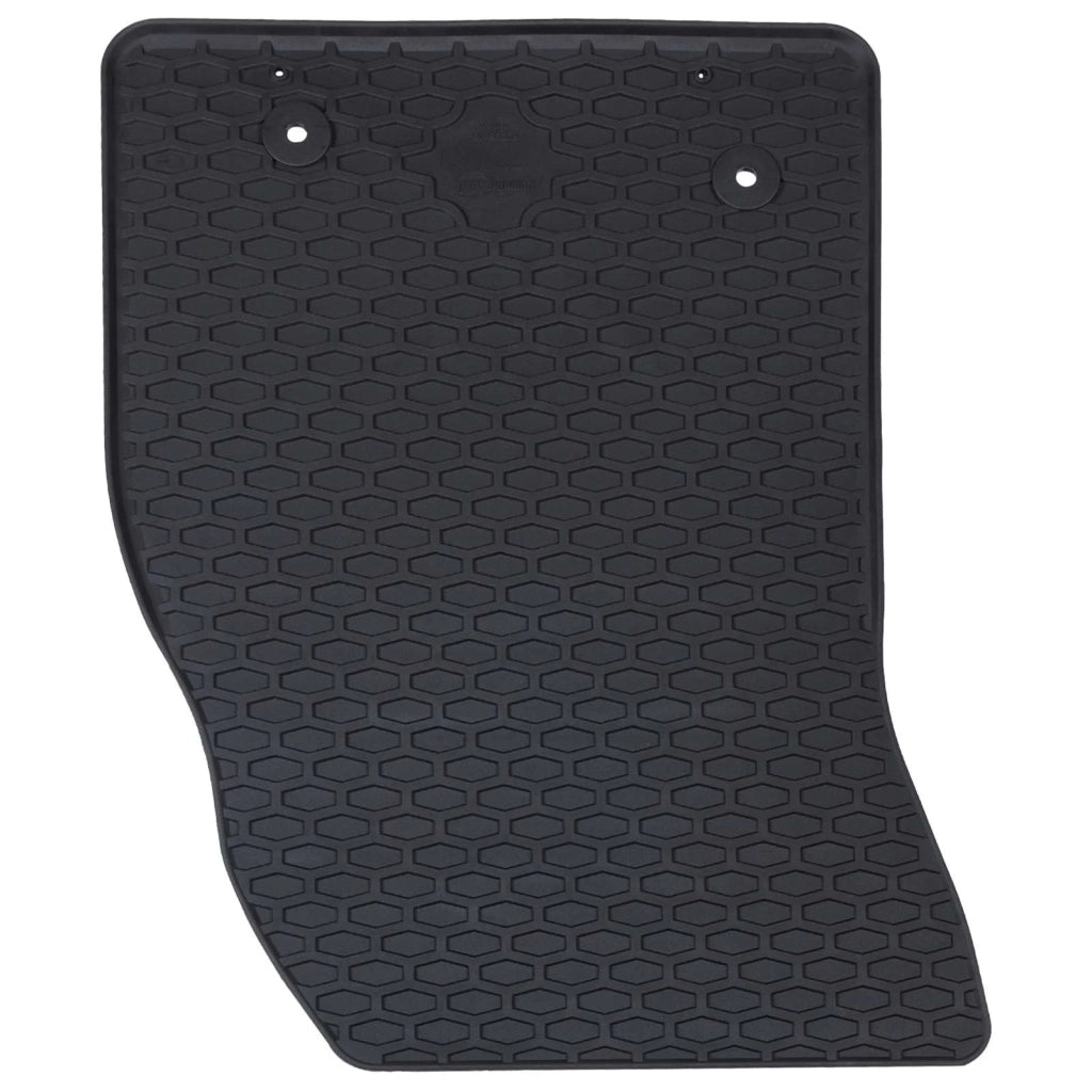 Tappetino per Auto 4 pz Nero Gomma CFW1052759