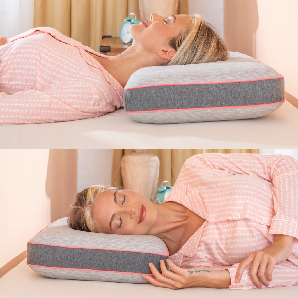 Cuscino Memory Foam 60x40x12 cm – Guanciale a Saponetta Ortopedico Traspirante, Disponibile Soffice, Medio o Rigido, Supporto Comfort per Testa e Collo, Federa Sfoderabile Lavabile Soffice