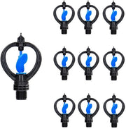 Aspirante Irrigazione Rotante 360° - Vlinderkop - 700-980l/h Velocità d'Aspirazione - 4,3-5,5m Portata - Aspirante Automatico per Giardino - Flusso d'Acqua Moderato
