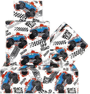 Pacco di imballaggio con tema Monster Truck per bambini