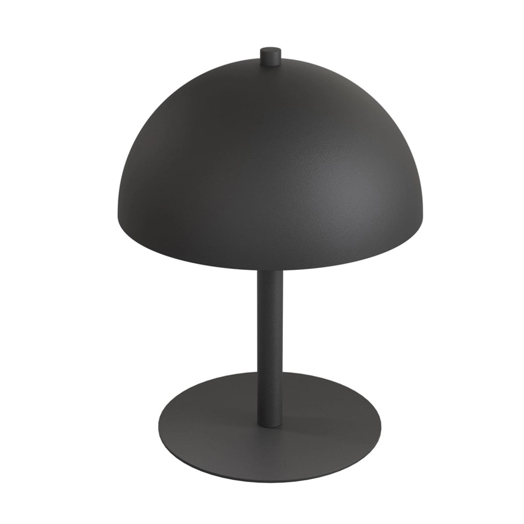 Lampada Da Tavolo Moderna Demetra Acciaio Nero 2 Luci G9 Ip20