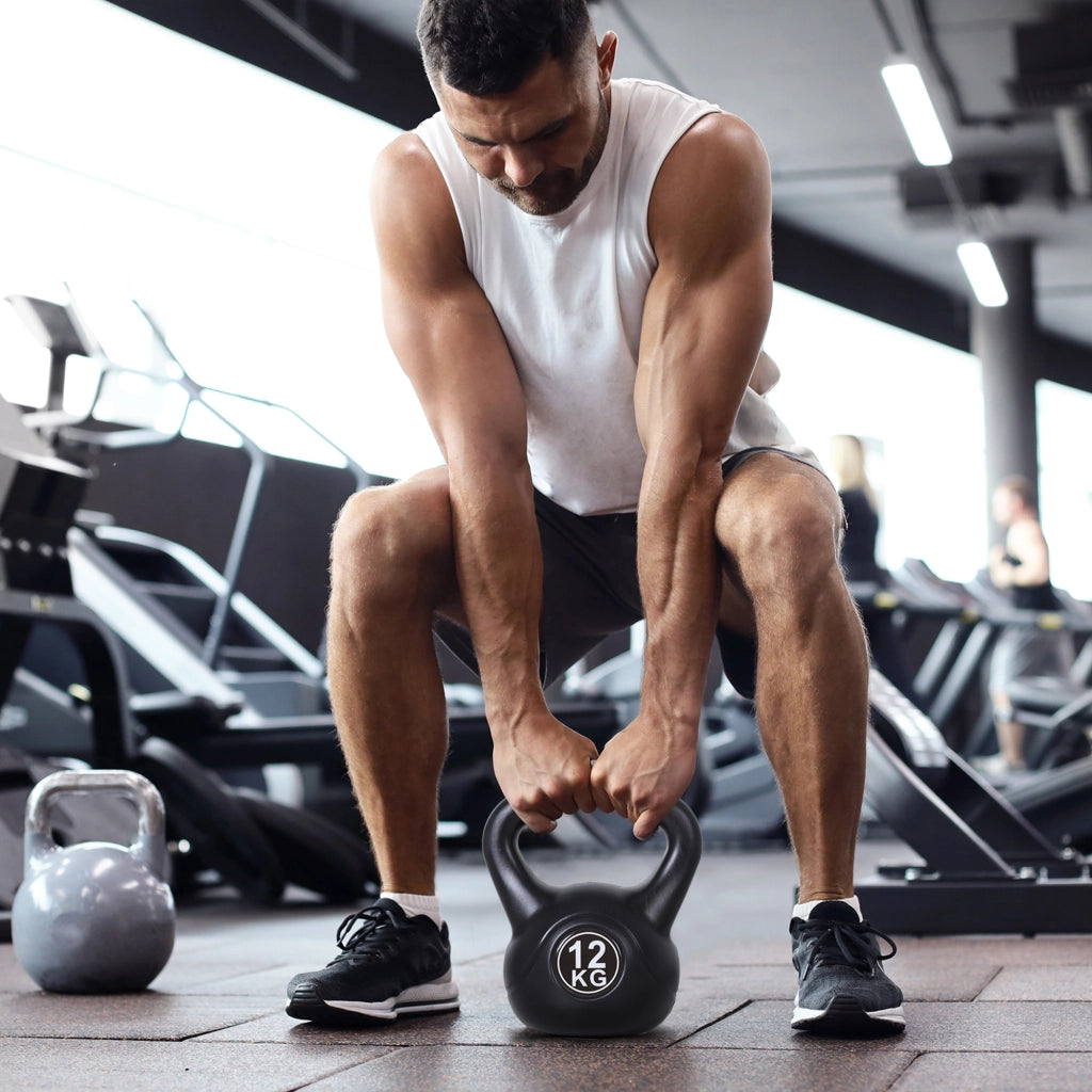 Kettlebell 12 kg Pesa Rusa ¨C zephmum ¨C Nero 27x21x31 cm