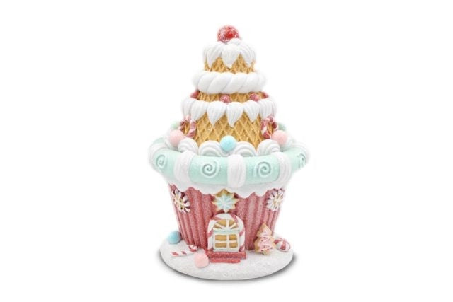 Decorazione Casa Natalizia Dolcetto in Resina 20 cm
