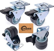 Ruote da mobili con ruote di sostegno 50mm per carico massimo 600 kg - set da 4