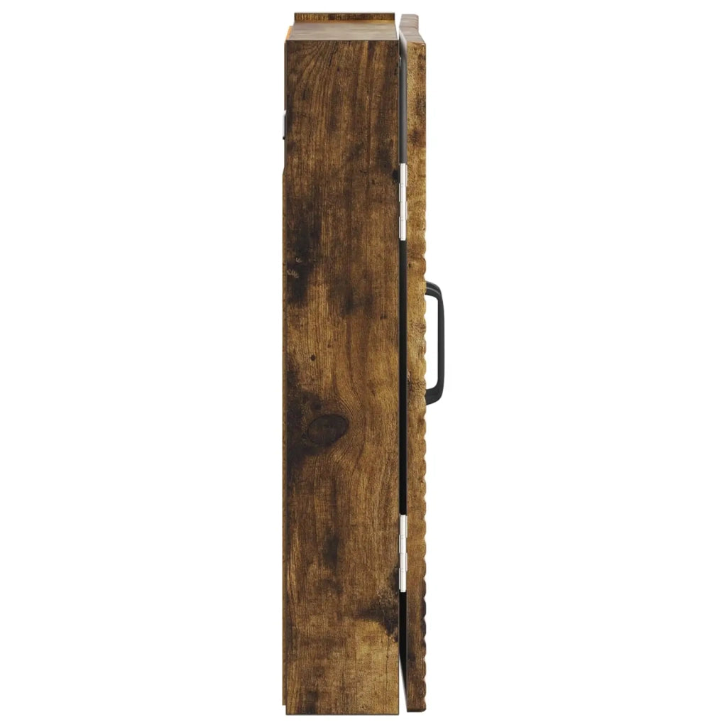 Armadio per Dartboard HOORN Rovere Fumo 52,5 x 10,5 x 53,5 cm 897330