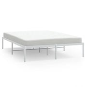 Letto matrimoniale | Letto per adulti | Giroletto in Metallo Bianco 160x200 cm