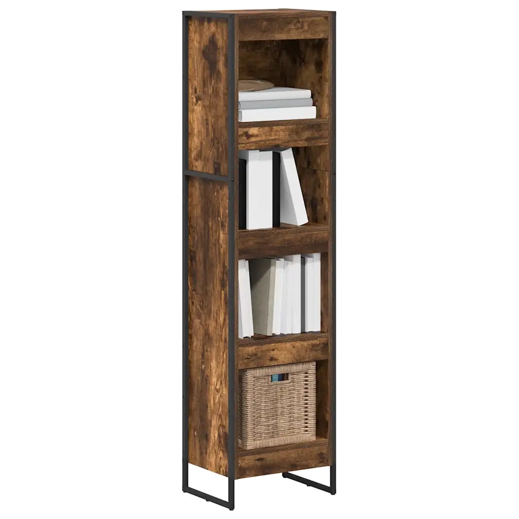 Armadio per Libri Quercia Fumosa 40 x 30 x 155 cm