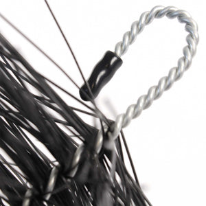 Barriera anti piccioni per pannelli fotovoltaici e Spazzola per grondaie 10 scovoli 12 m Ø 19 cm