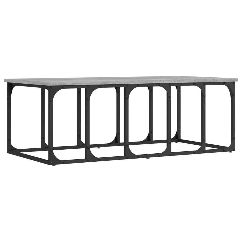 Tavolino salotto | Tavolino da caff¨¨ | Tavolino da Soggiorno Grigio Sonoma 100x50x35,5cm Legno Multistrato