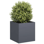 Fioriera Antracite 40x40x40 cm in Acciaio Laminato a Freddo 860663