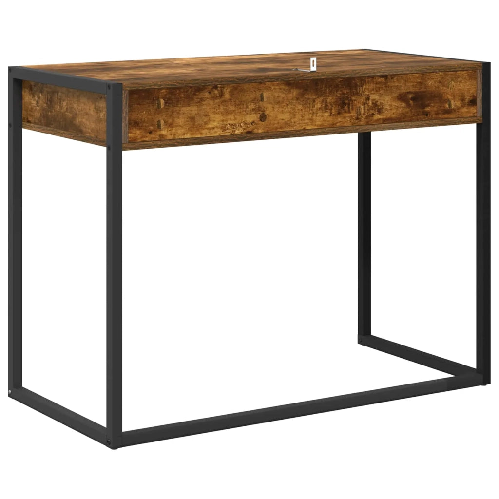 Scrivania Quercia Fumosa 100 x 50 x 75 cm Legno multistrato 886476