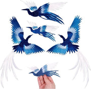 Pannelli da cucire Phoenix uccello - 4 pezzi - pannelli da cucire ricamati - DIY - adesivi - pannelli da cucire adesivi