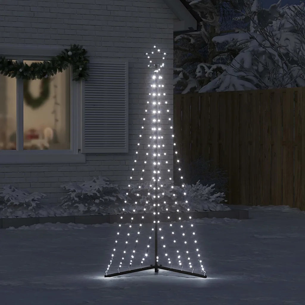 Albero di Natale a LED 339 LED Bianco Freddo 187 cm