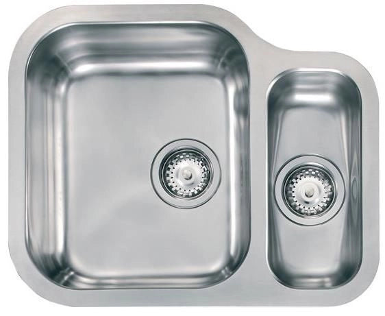 CM cinzia 57,7 x 47 2V Lavello sottopiano Rettangolare Acciaio inossidabile
