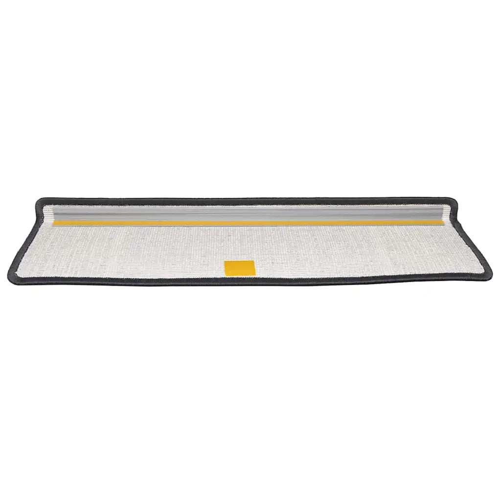 Tappetini per scale autoadesivi 15 pz | Gradini per Scale Antracite 65 x 21 x 4 cm