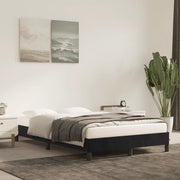 Giroletto senza Materasso-Struttura Letto Nero 120x200 cm Velluto 121024