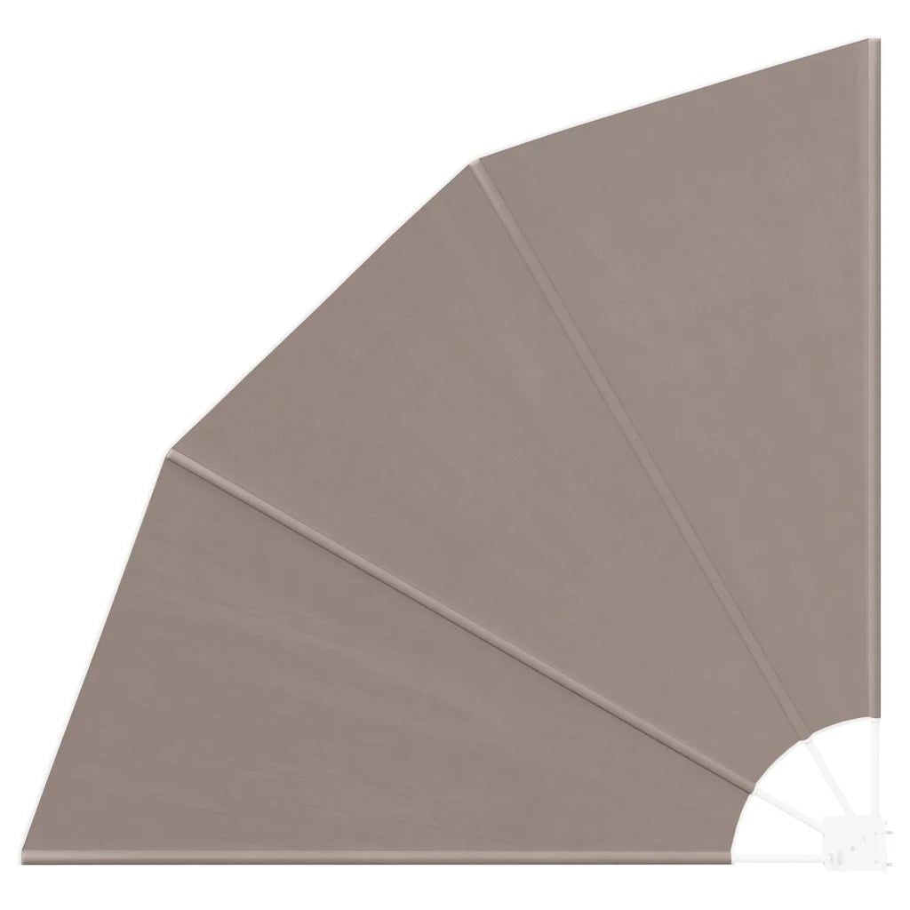 Schermo di Privacy per Balcone-Pannello per privacy 140 x 140 cm Poliestere Tortora