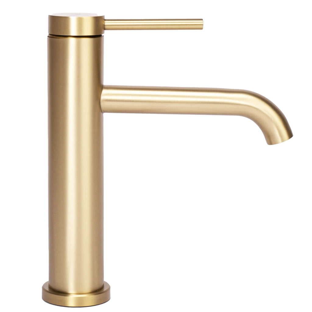 Rubinetto Da Lavabo Rea Clif Gold Brush
