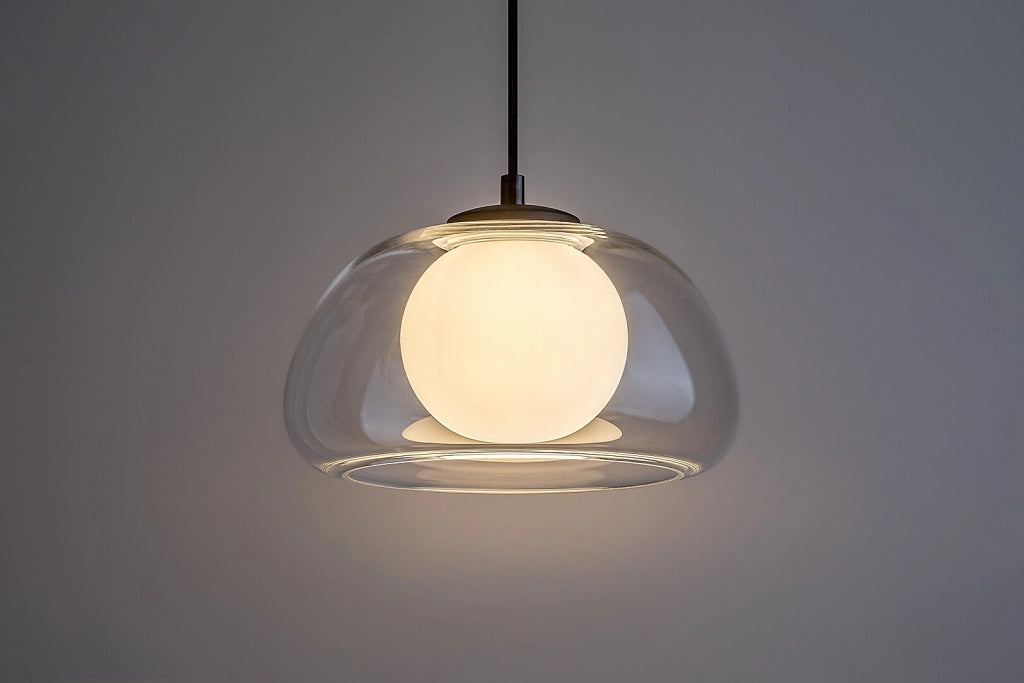 Lampada a sospensione Rabalux Elowen vetro trasparente Ø25