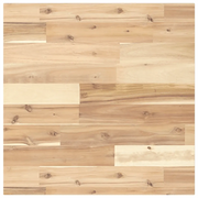 Piano Tavolo | Superficie Tavolo | Piano Scrivania Quadrato 50x50x2 cm in Legno Massello di Acacia