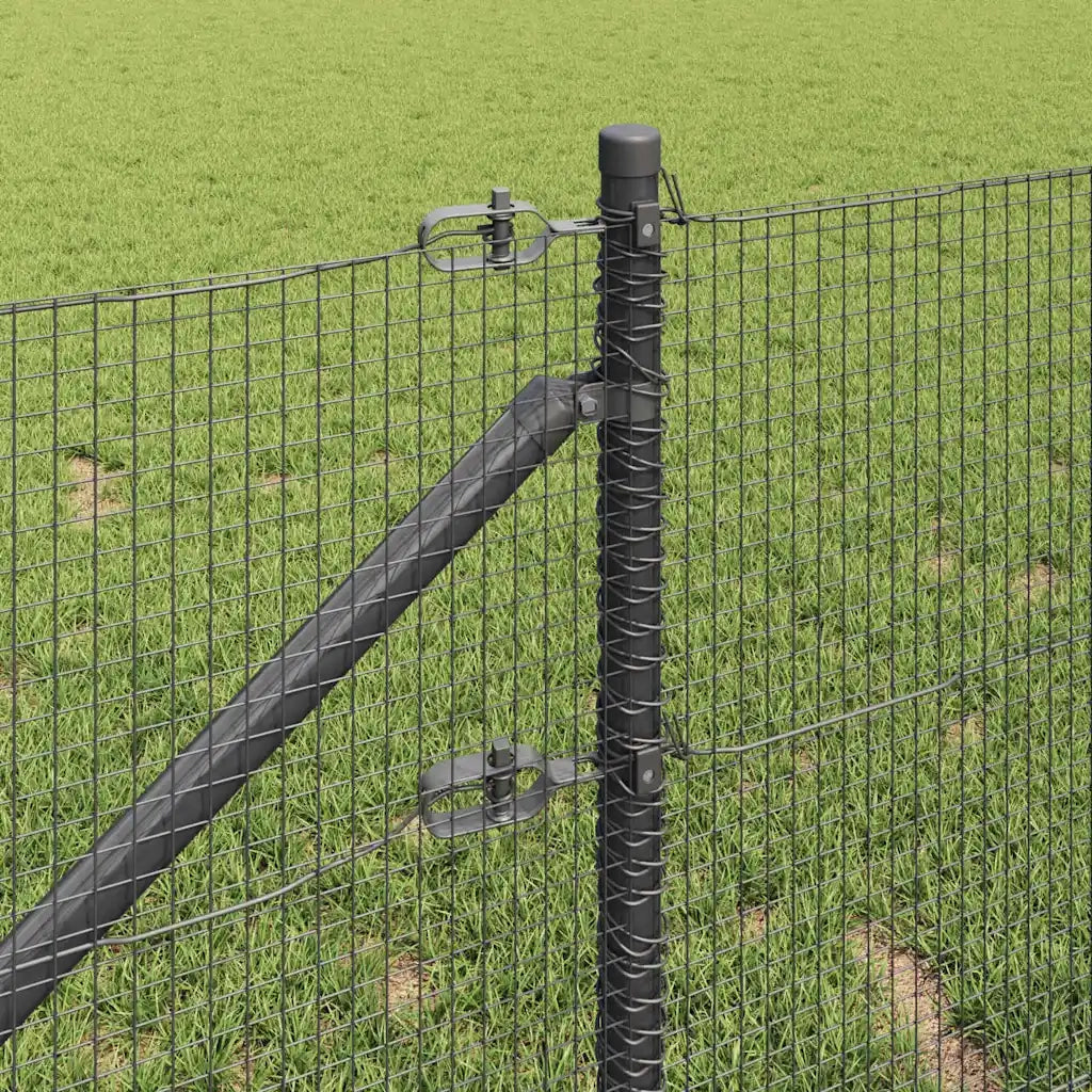 Palo della recinzione Grigio 50 x 0,8 m (rete 16 x 16 mm)