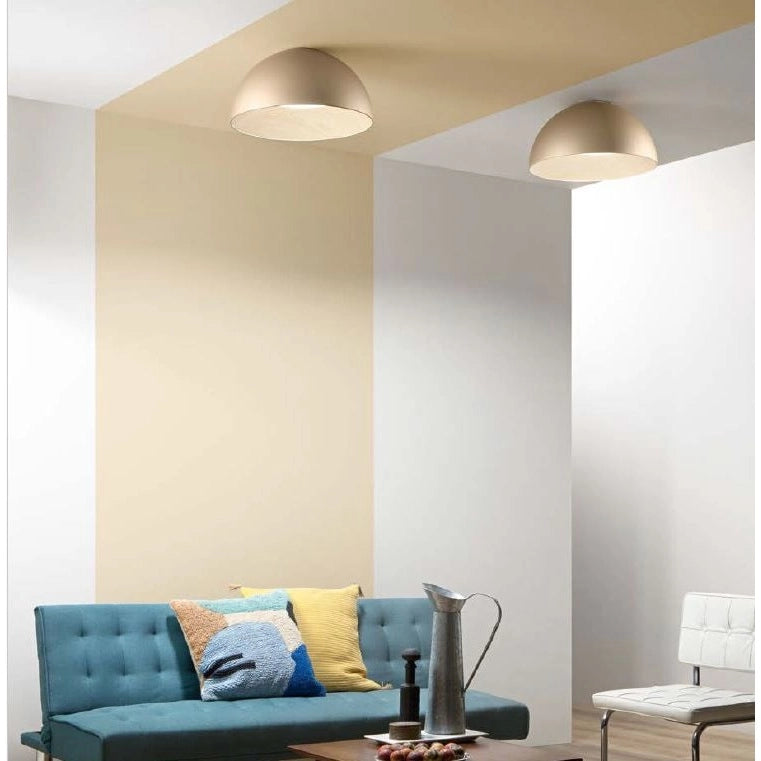 PLAFONIERA LED COCO 30W D.35CM 3-4-6500K ORO.