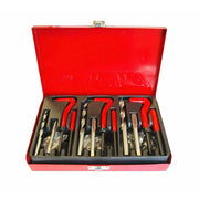 Trade Shop - Kit Riparazione Filetti 88 Pz Elicoidi Maschi Ripristina Filettature Valigetta -