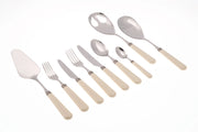 Servizio Set di Posate 75 Pezzi in Acciaio Inox Rivadossi Sandro Mistral Avorio
