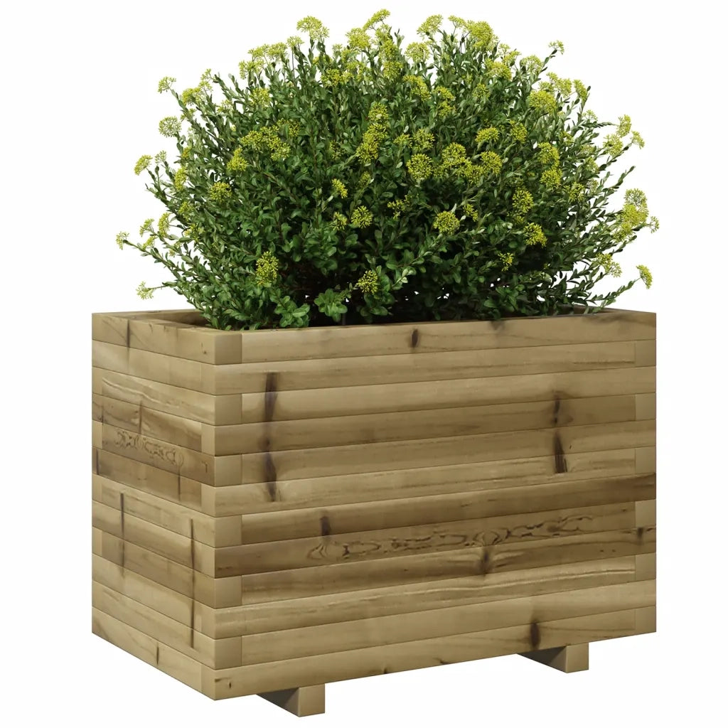Fioriera da Giardino 70x40x49,5 cm in Legno di Pino Impregnato