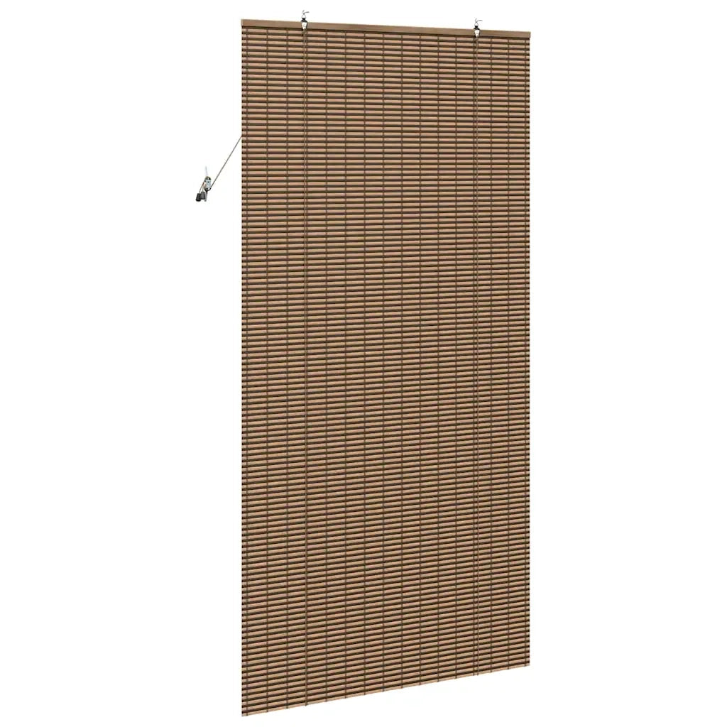 Tenda a rullo con tende-Tenda avvolgibile Marrone 110 x 220 cm Bamb¨´ 751492