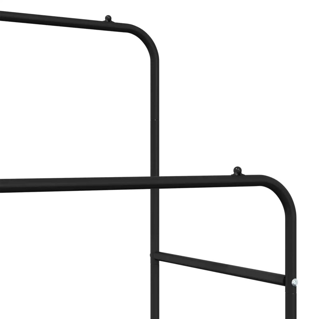 Stendibiancheria con lo scaffale Nero 80 x 53 x 156 cm 42021356