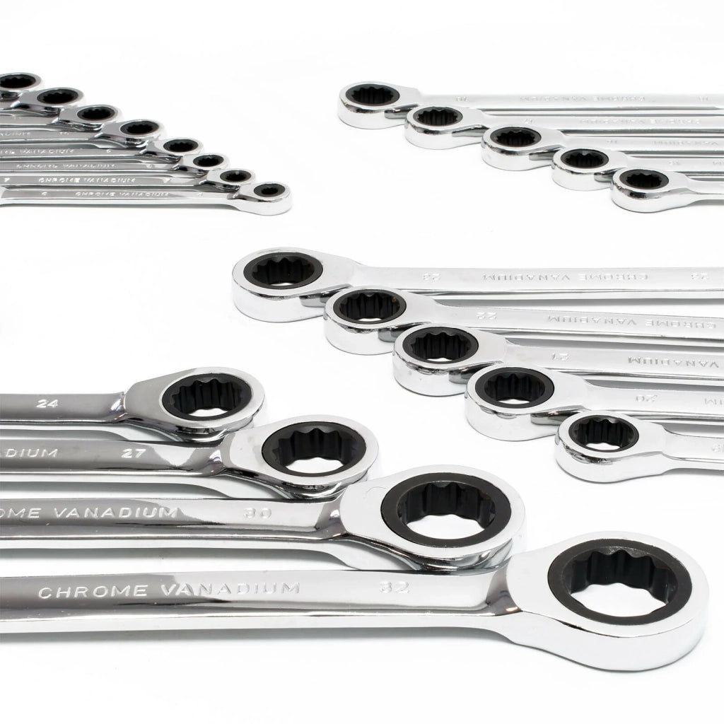 Set di chiavi a cricchetto da 22 pezzi 6-32 mm chiave a forchetta utensili 16_0002698