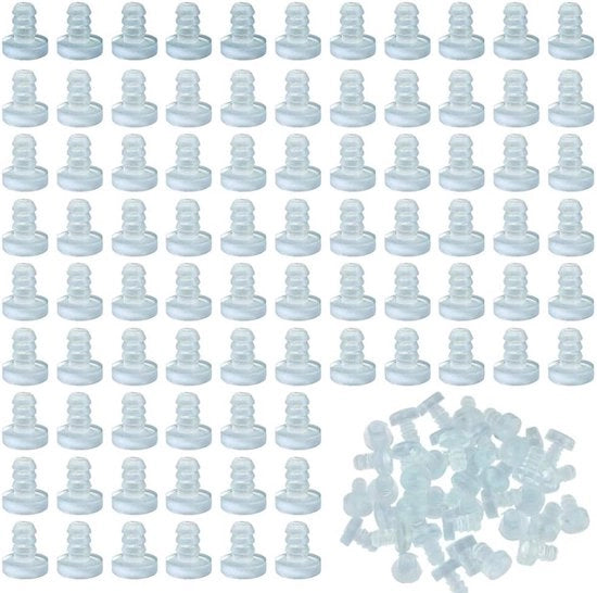 Buffer per porte - Deurbuffer - Stoppa porte - Dampenedur per porte - Dadi di gomma - Buffers - Dampenedur per porte scorrevoli - 400 pezzi - 5 mm