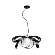 Lampadario sfere NELA Zuma Line 4xE14 nero oro Ø65