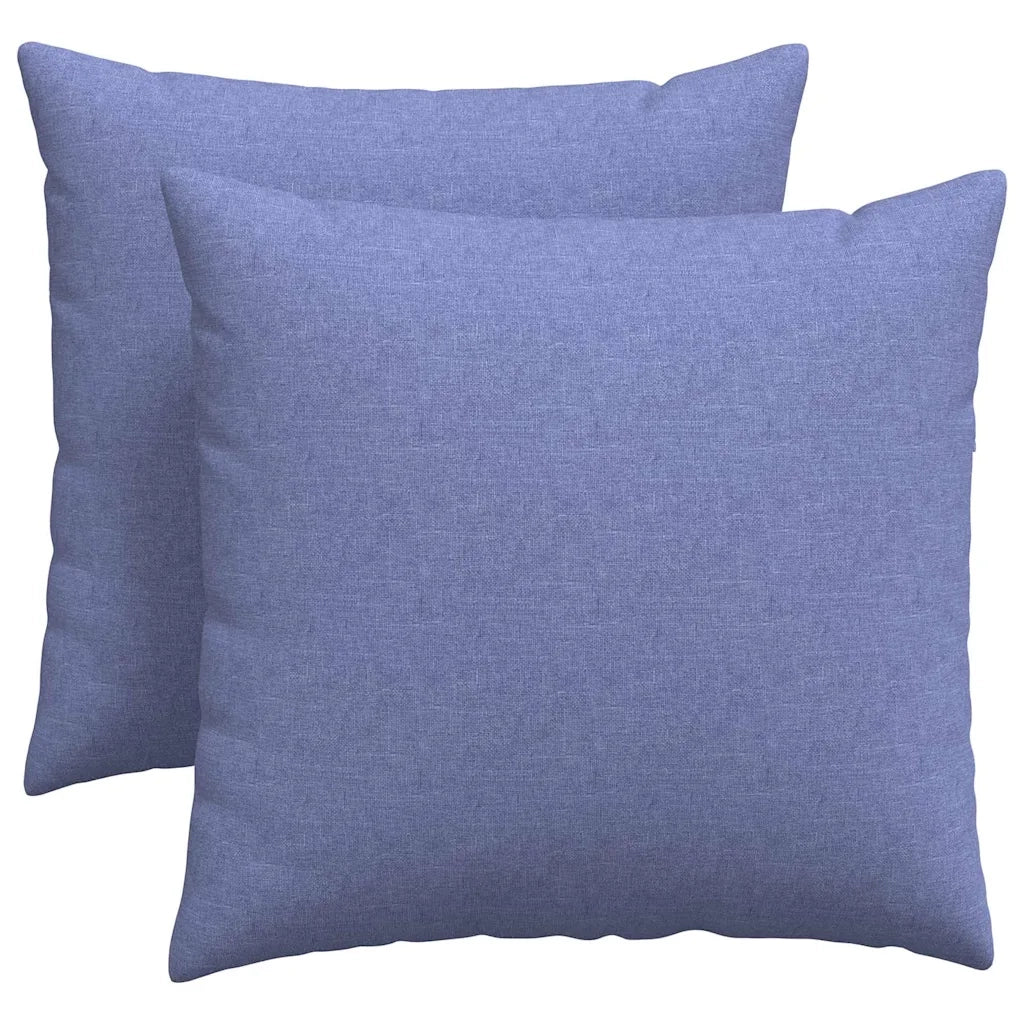 Cuscini da Divano 2 pcs Blu jeans 45 x 45 cm Tessuto