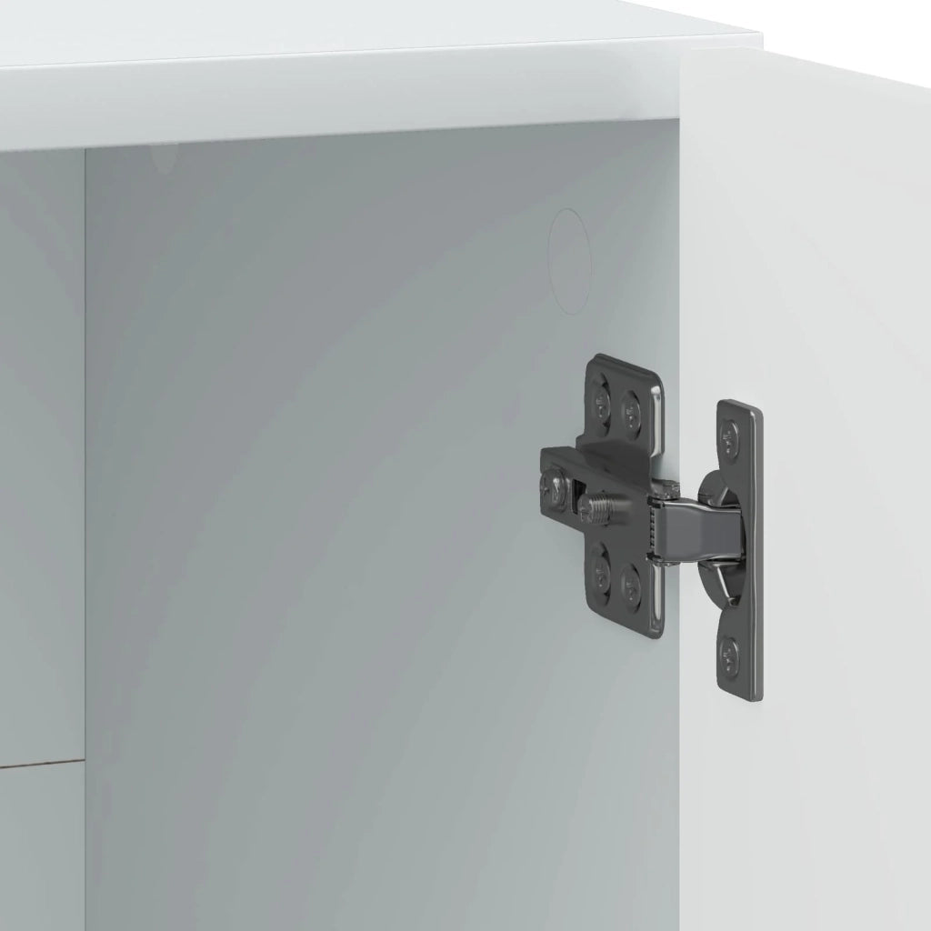 Armadio da Notte 2 pcs Bianco 43 x 34,5 x 47 cm