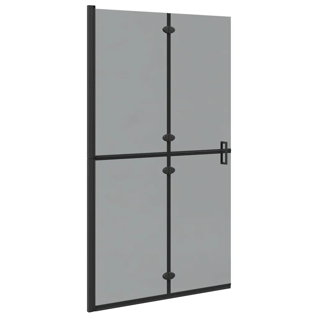Parete doccia walk-in Nero 110 x 6,5 x 190 cm CFW6284532