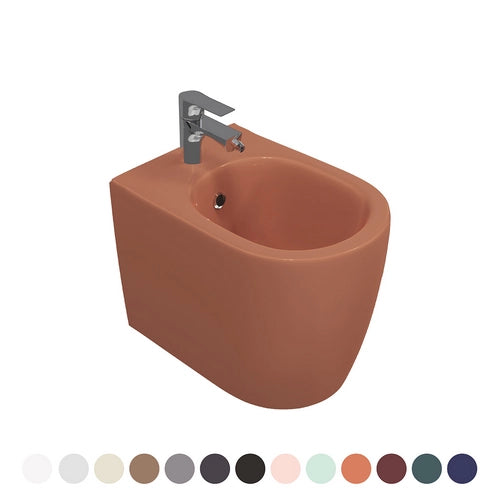 Bidet filo muro infinity  Er. Rub. Verde petrolio OpacoNYMO