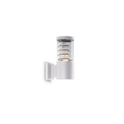 Applique Moderna Tronco Alluminio Bianco 1 Luce E27